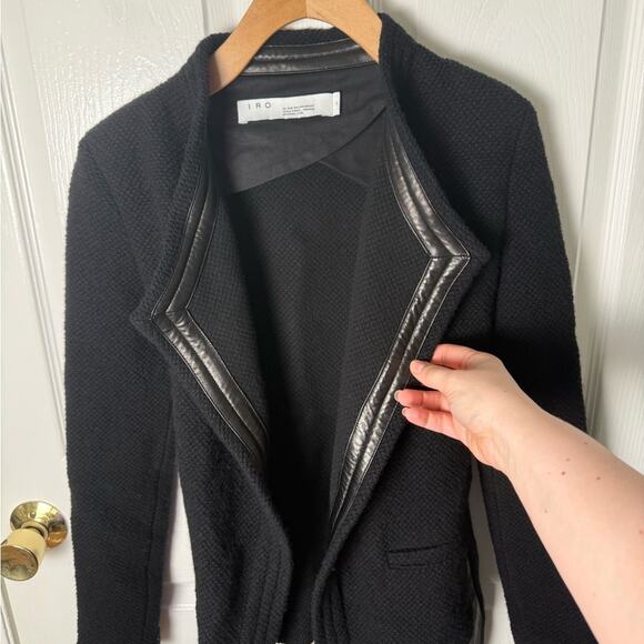 IRO Awa Jacket in Black XS / 34 - Picture 5 of 12
